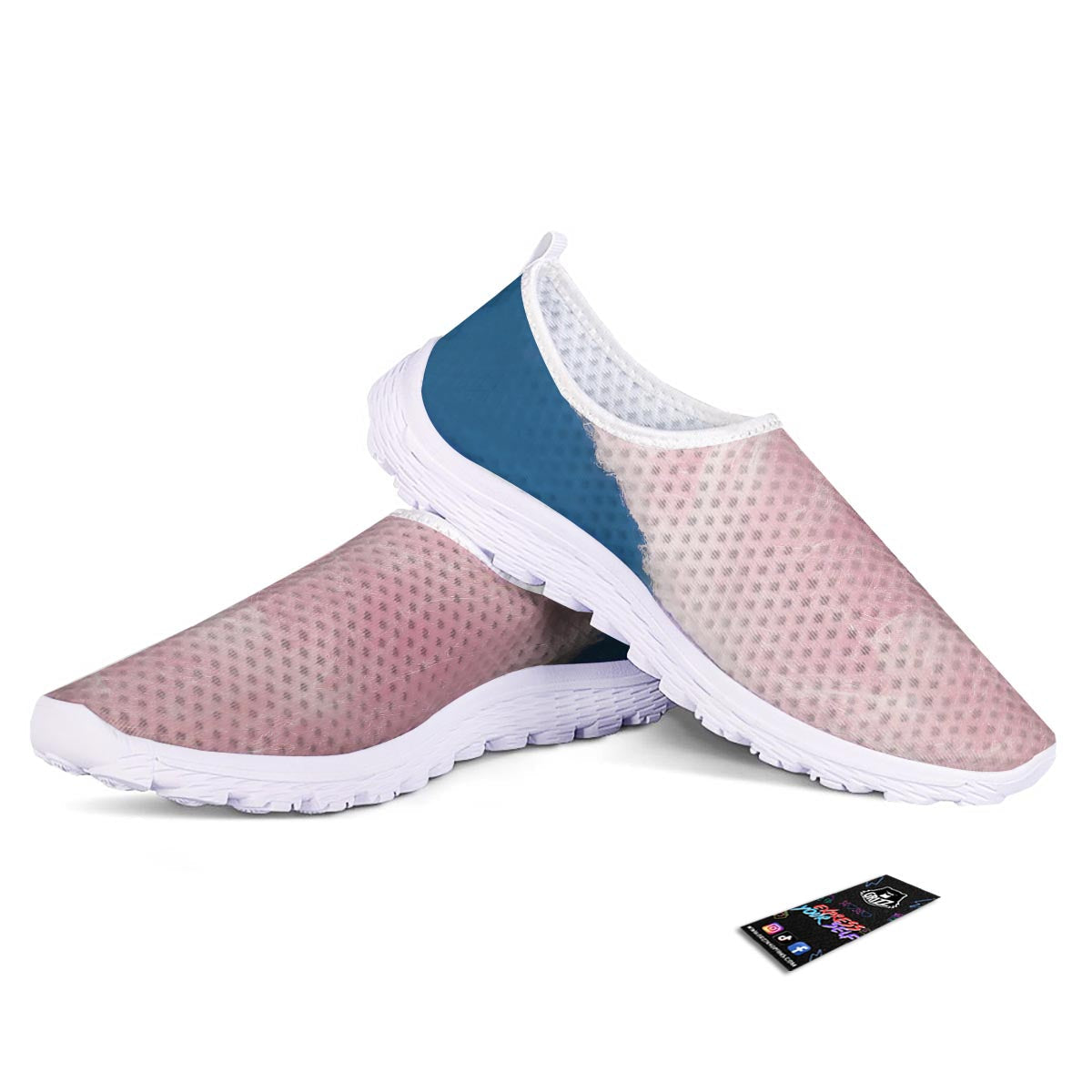 Cotton Candy Sweet Print Nurse Shoes-grizzshop