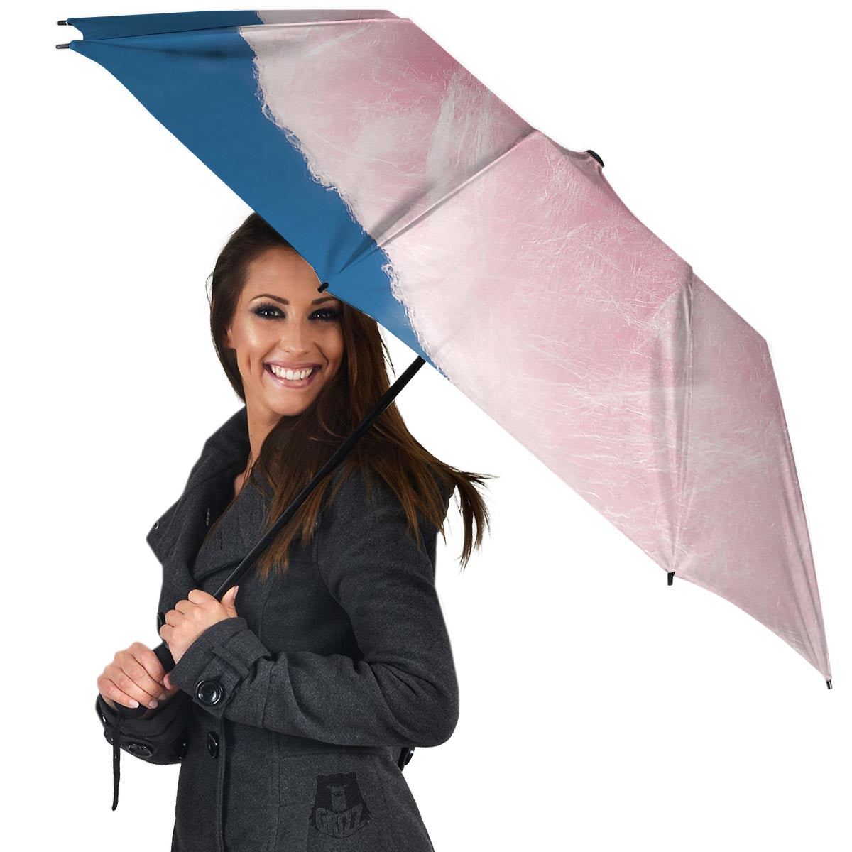 Cotton Candy Sweet Print Umbrella-grizzshop