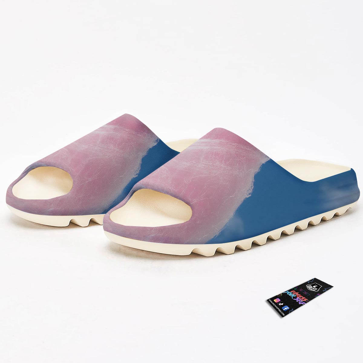 Cotton Candy Sweet Print Sandals-grizzshop