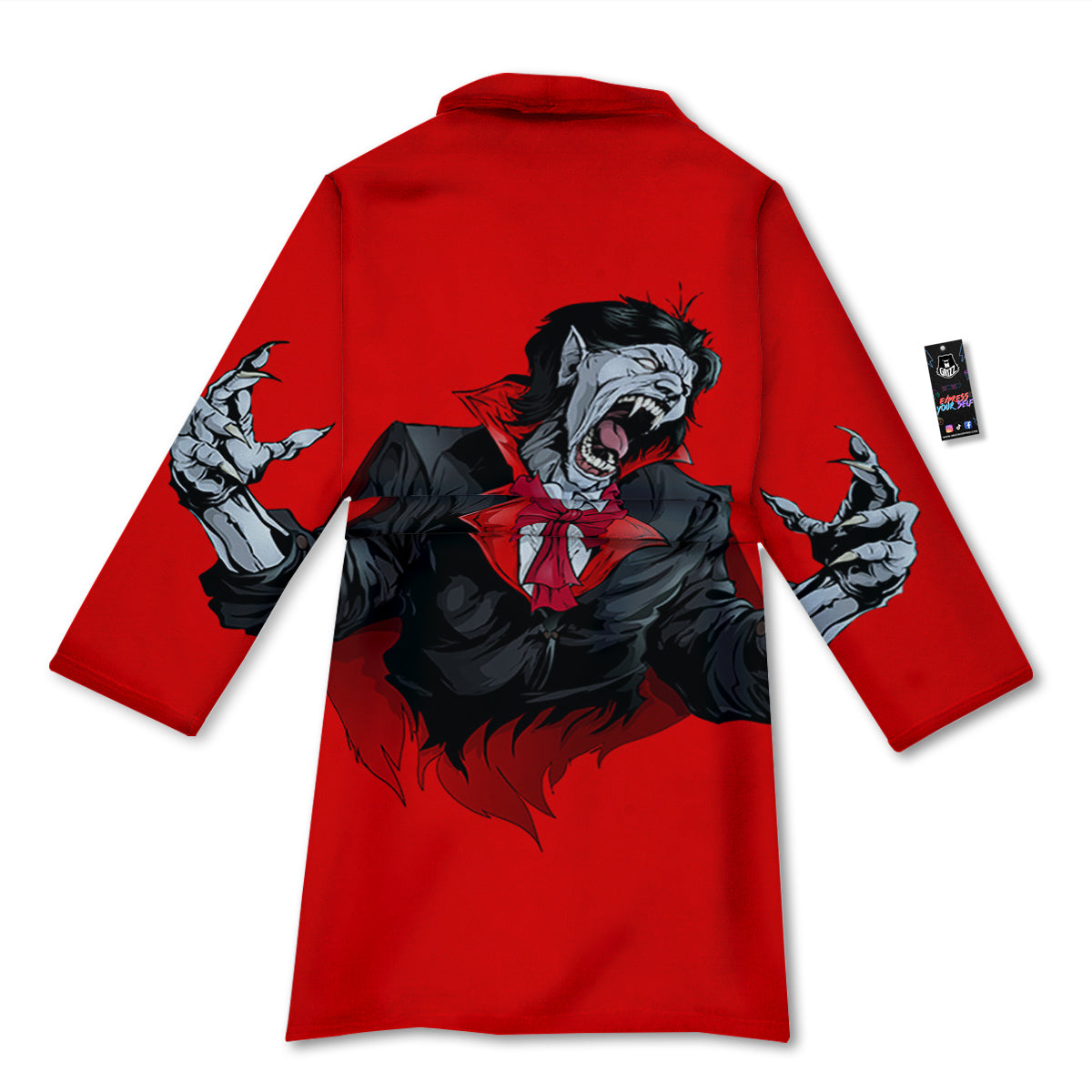 Count Dracula Print Bathrobe-grizzshop