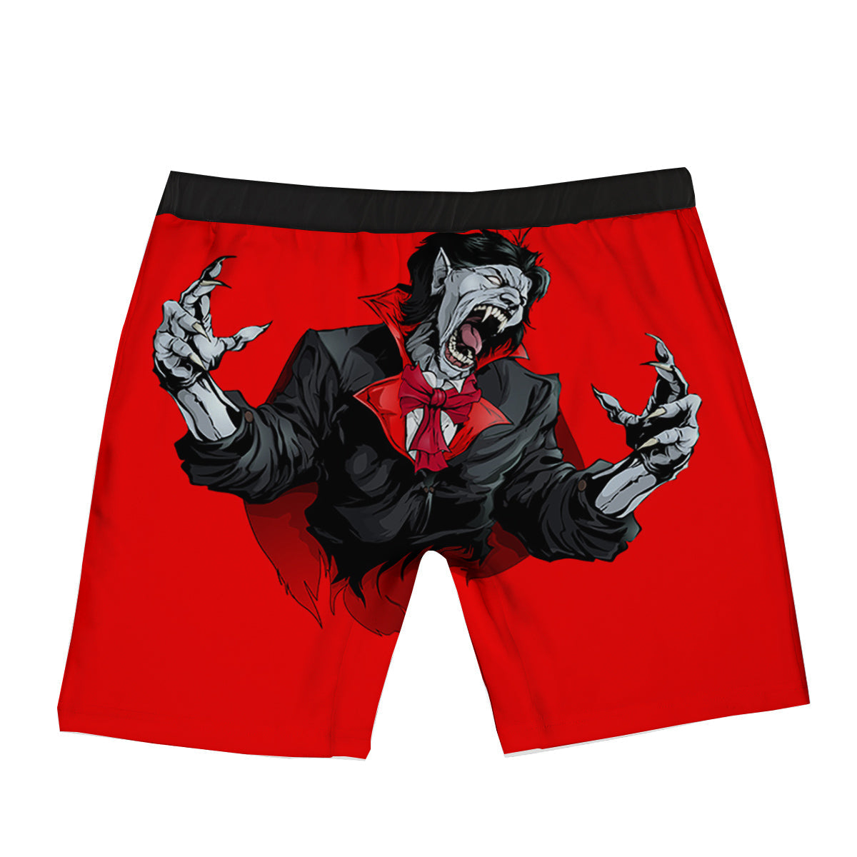 Count Dracula Print Boxer Briefs-grizzshop