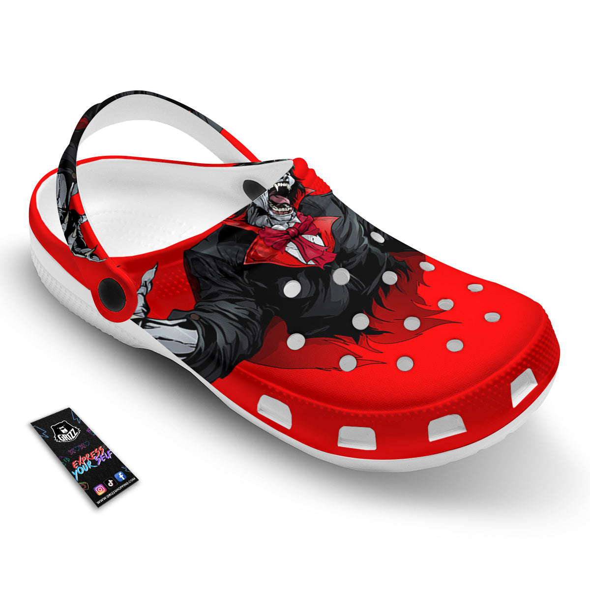 Count Dracula Print Clog-grizzshop
