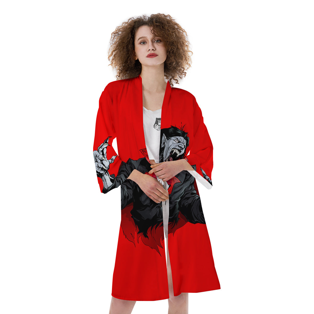 Count Dracula Print Kimono-grizzshop