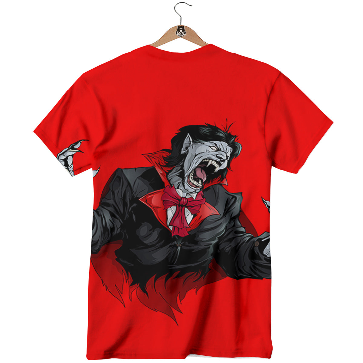 Count Dracula Print T-Shirt-grizzshop