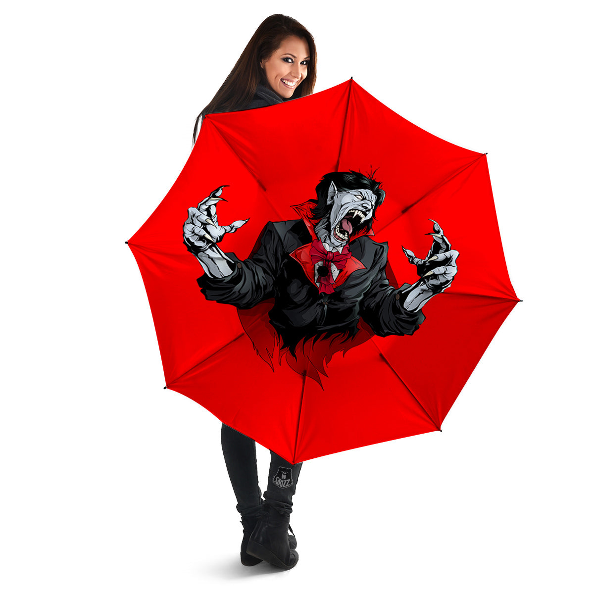 Count Dracula Print Umbrella-grizzshop