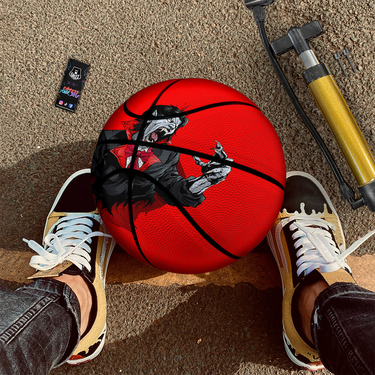 Count Dracula Print Basketball