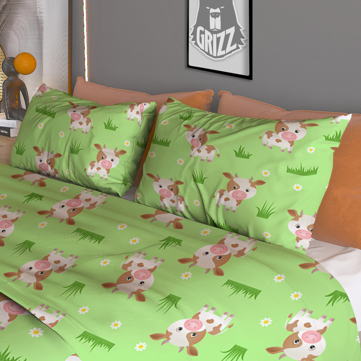 Dragon Eastern Print Pattern Duvet Cover Bedding Set