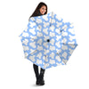 Cow Blue And White Print Pattern Umbrella-grizzshop