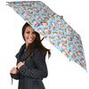 Cow Cartoon Watercolor Print Pattern Umbrella-grizzshop