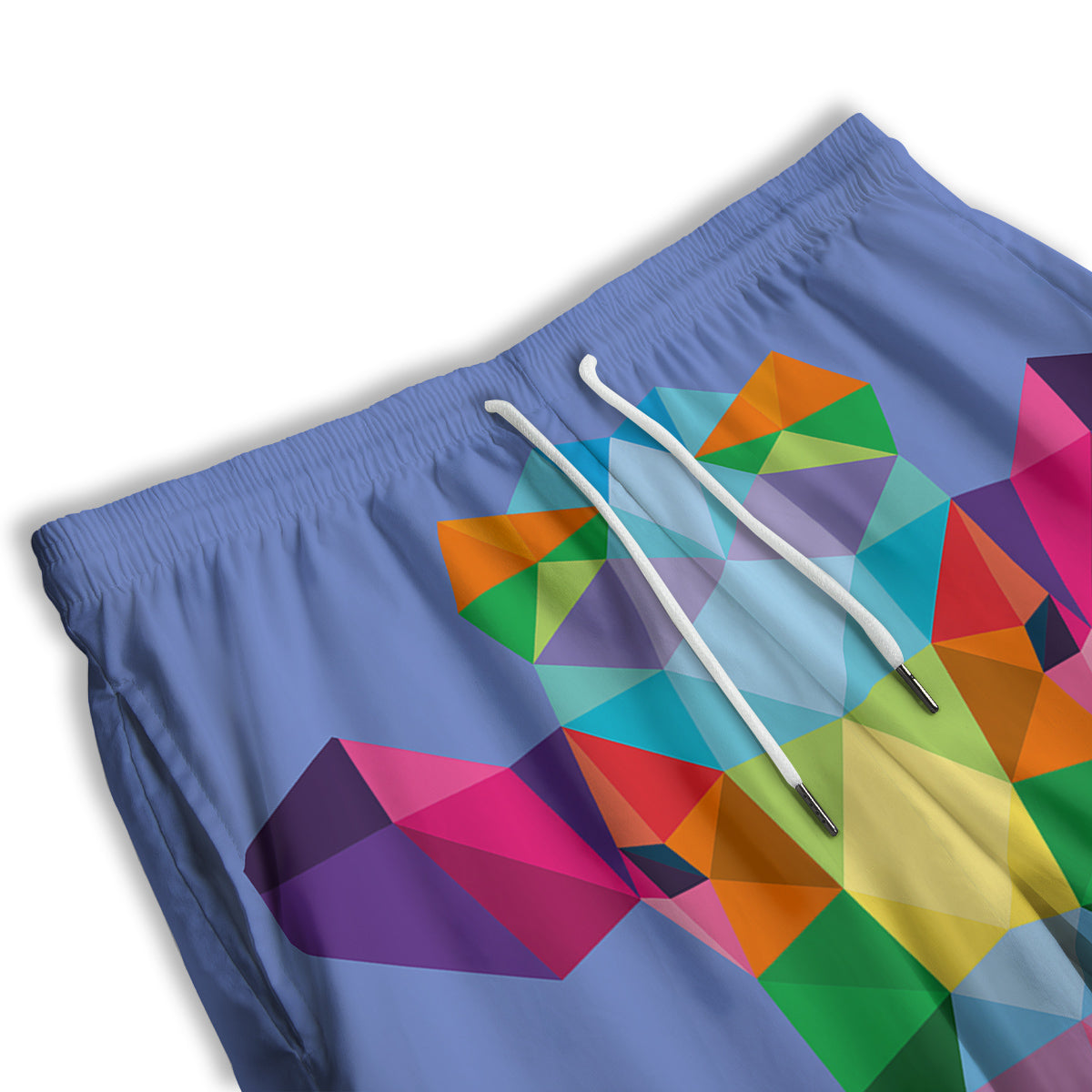 Cow Colorful Print Men's Athletic Shorts