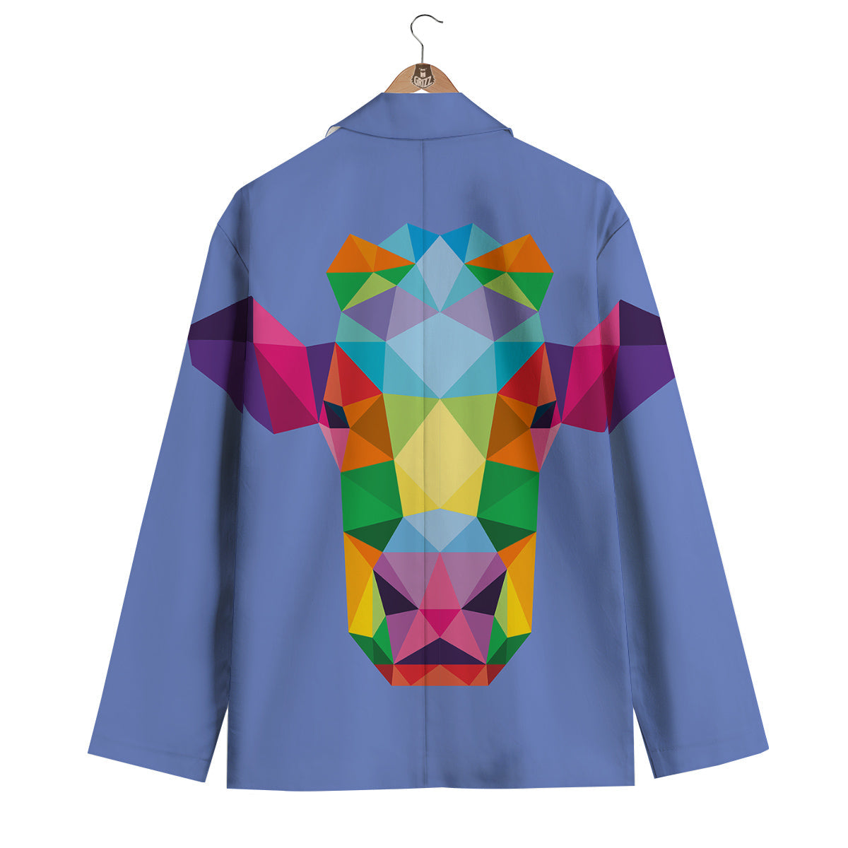 Cow Colorful Print Men's Blazer-grizzshop