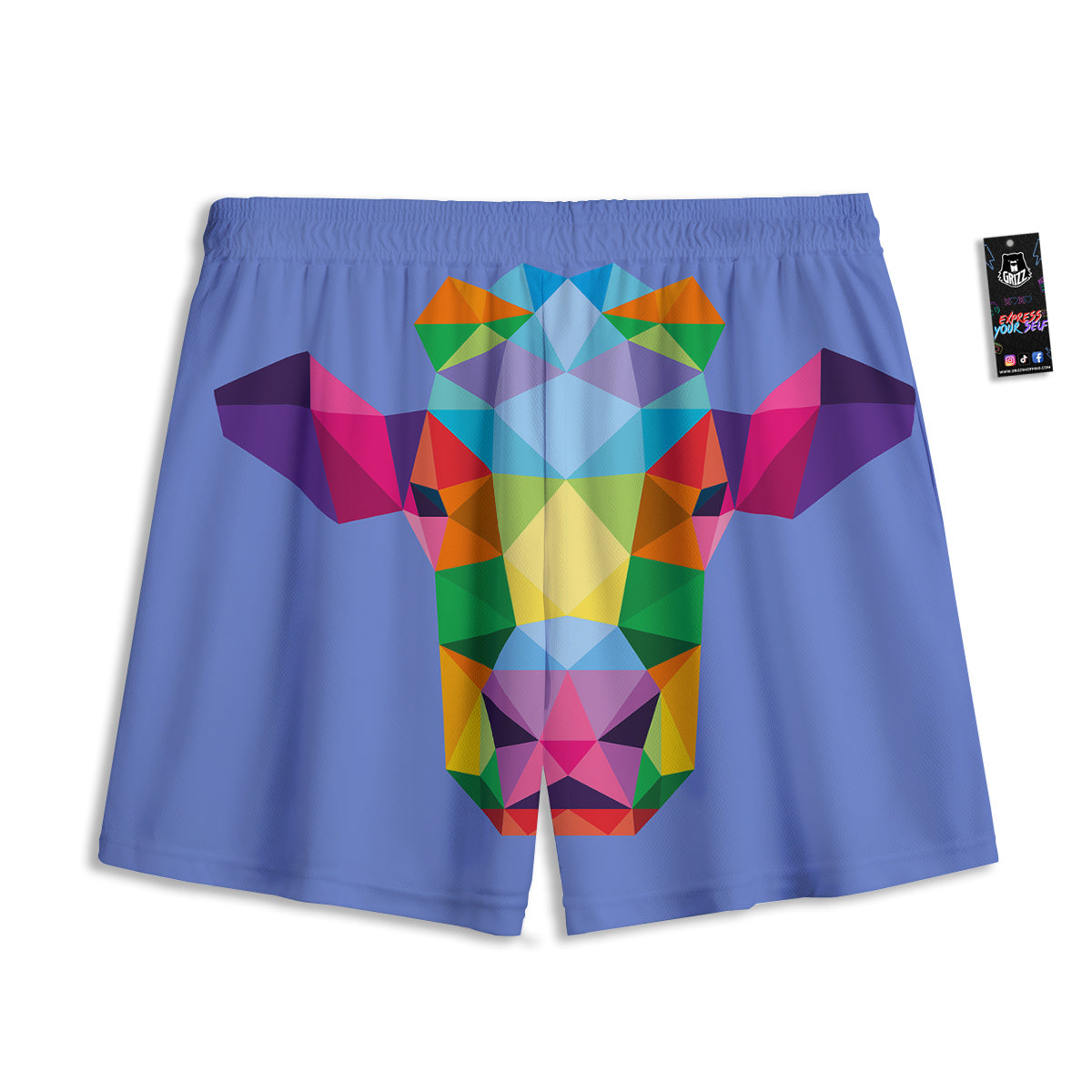 Dragonfly Boho Gold Print Mesh Shorts
