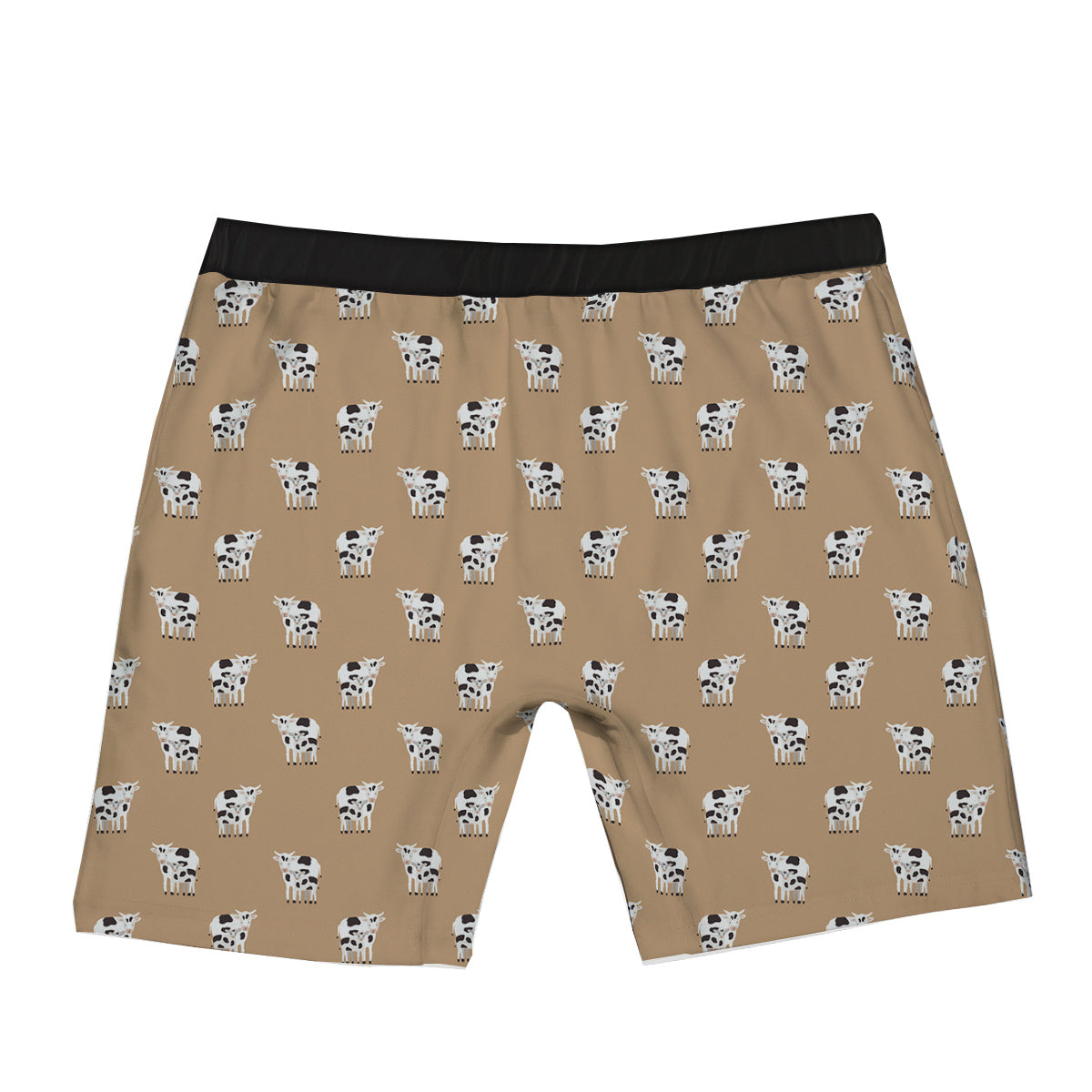 Cow Cute And Baby Cow Print Pattern Boxer Briefs-grizzshop