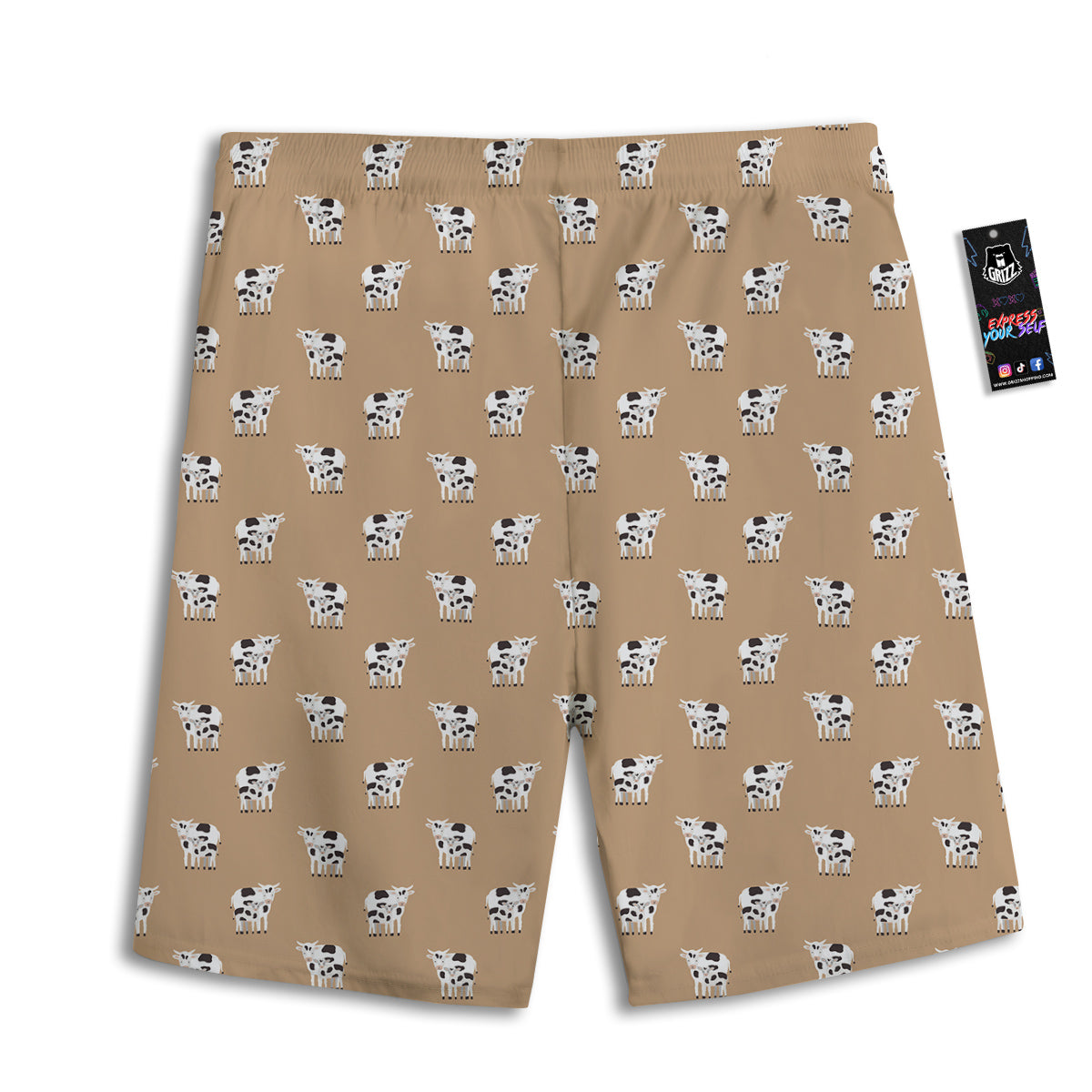 Chevron Blue And Pink Print Pattern Men's Athletic Shorts