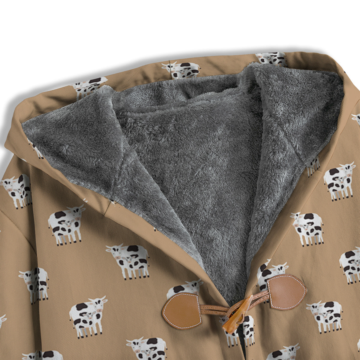 Cow Cute And Baby Cow Print Pattern Men's Windbreaker Jacket-grizzshop