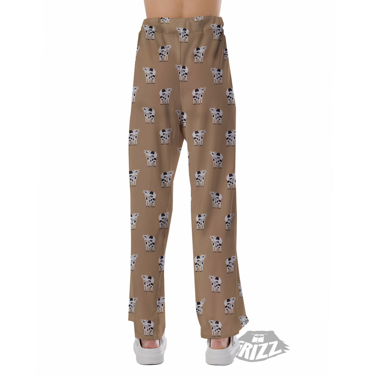 Cow Cute And Baby Cow Print Pattern Pajama Pants-grizzshop
