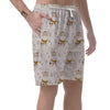 Cow Cute Print Men's Shorts-grizzshop