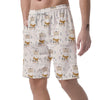 Cow Cute Print Men's Shorts-grizzshop