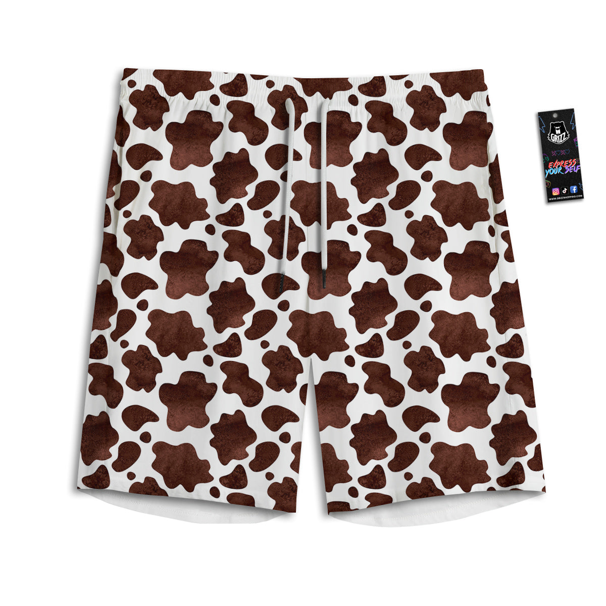 Chevron Pastel Print Pattern Men's Athletic Shorts