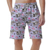 Cow Doodle Print Men's Shorts-grizzshop