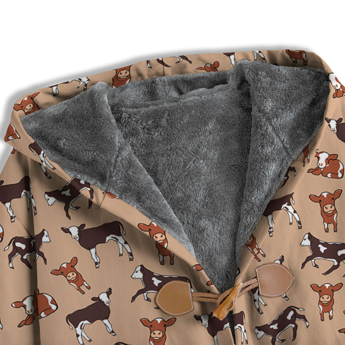 Cow Doodle Print Pattern Men's Windbreaker Jacket-grizzshop