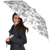 Cow Grey And White Print Pattern Umbrella-grizzshop