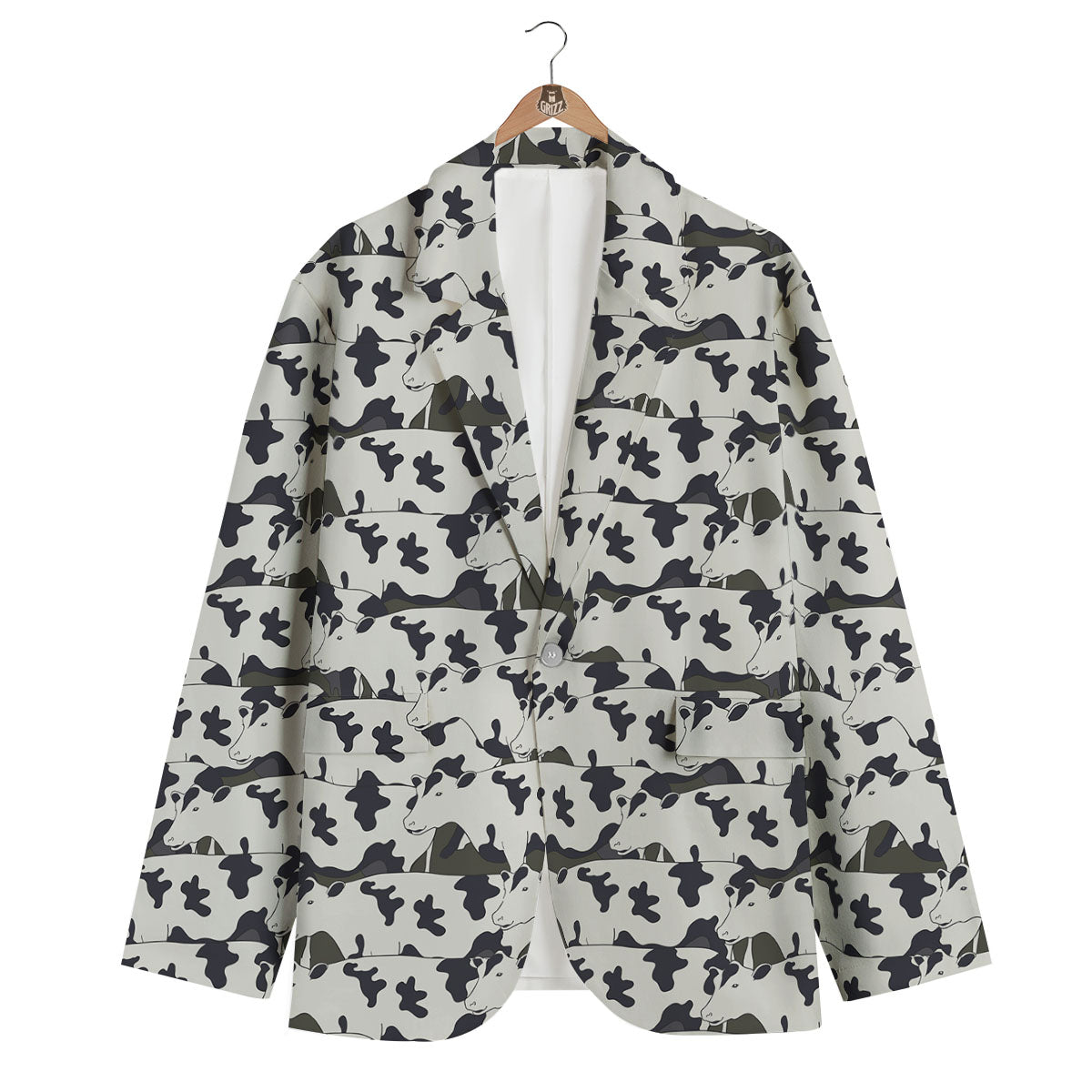 Cow Men's Blazer-grizzshop