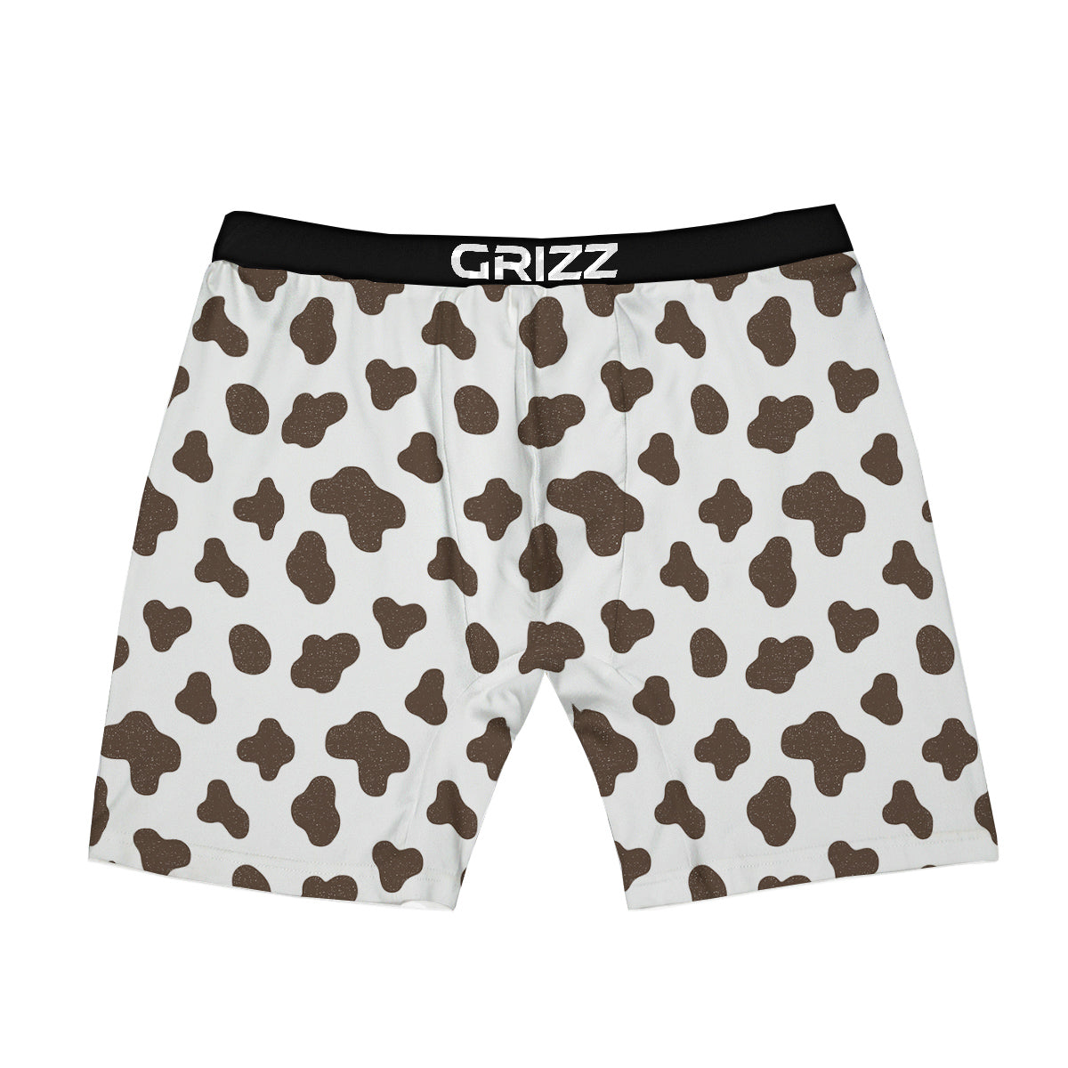 Cow Milk And Chocolate Print Boxer Briefs-grizzshop