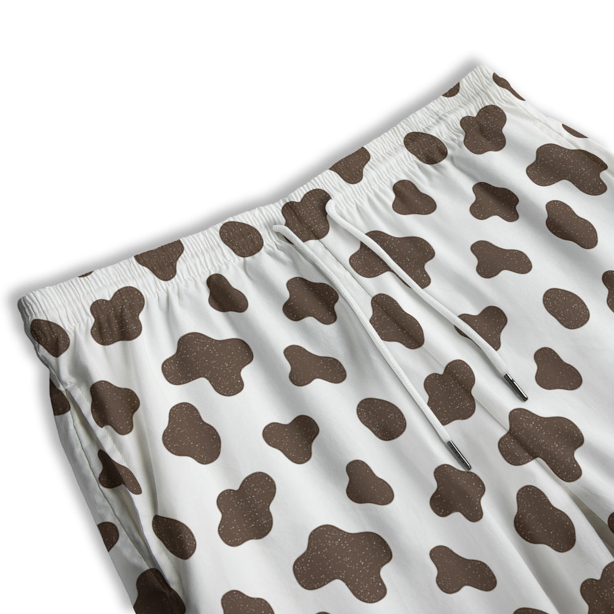 Cow Milk And Chocolate Print Men's Athletic Shorts