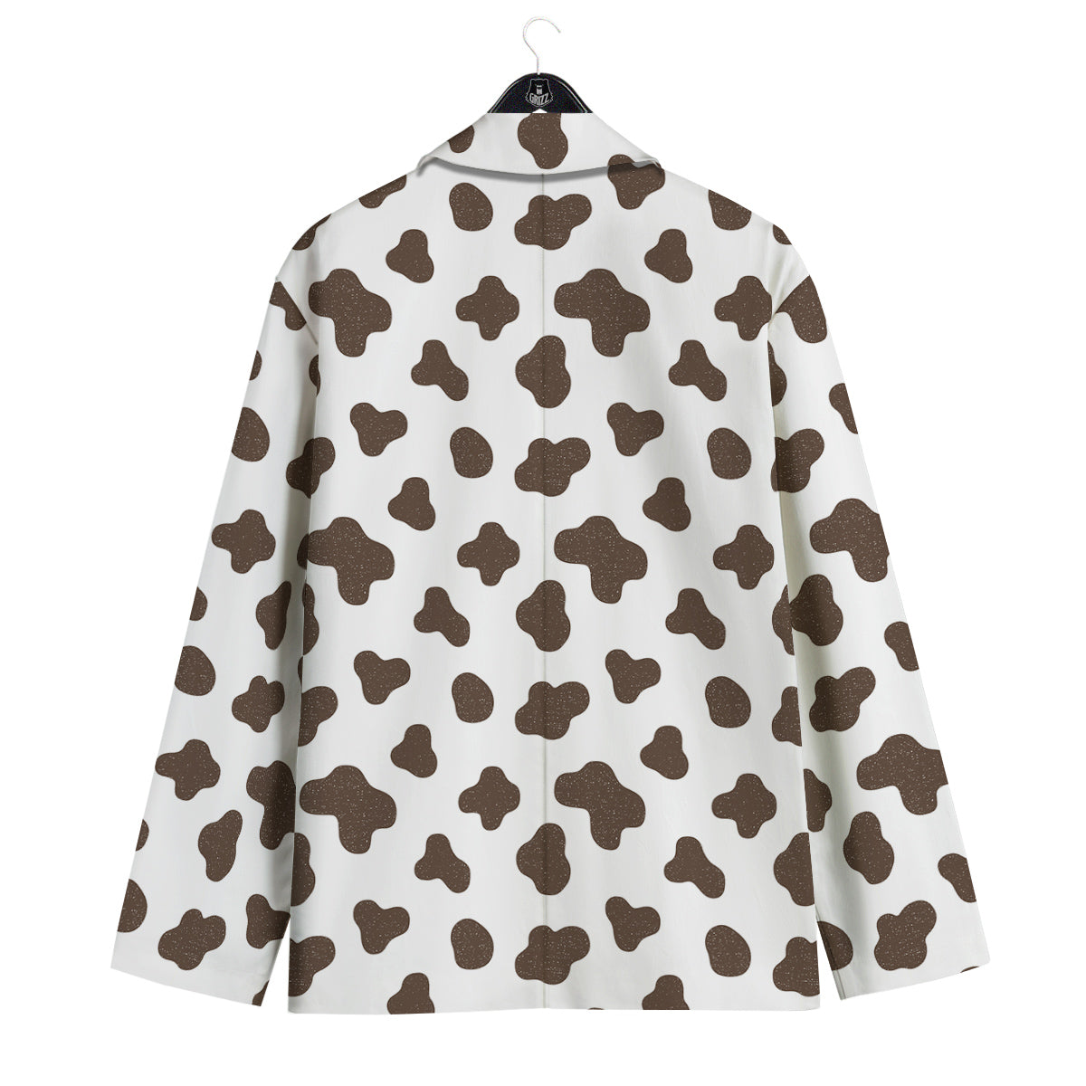 Cow Milk And Chocolate Print Men's Sport Coat-grizzshop