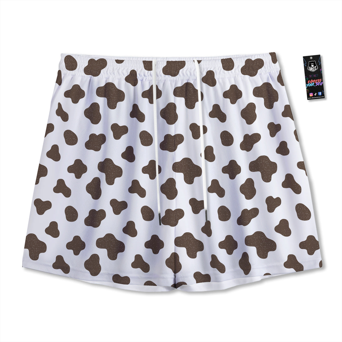 Dragons Ice And Fire Print Mesh Shorts