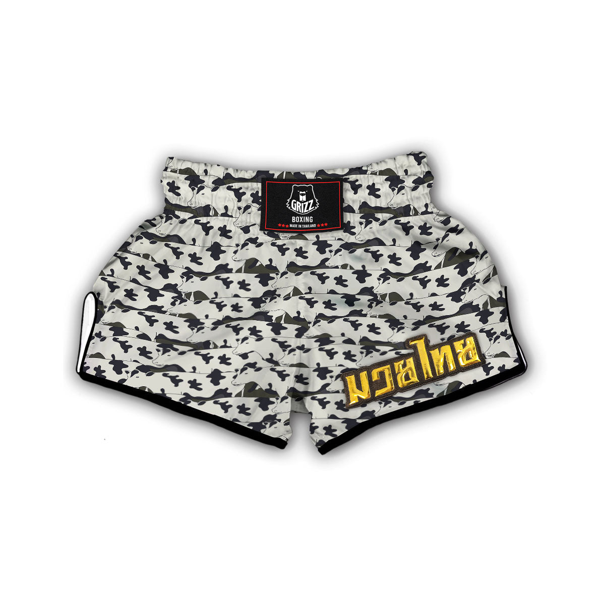 Cow Muay Thai Boxing Shorts-grizzshop