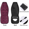 Cow Pink And Black Print Car Seat Covers-grizzshop