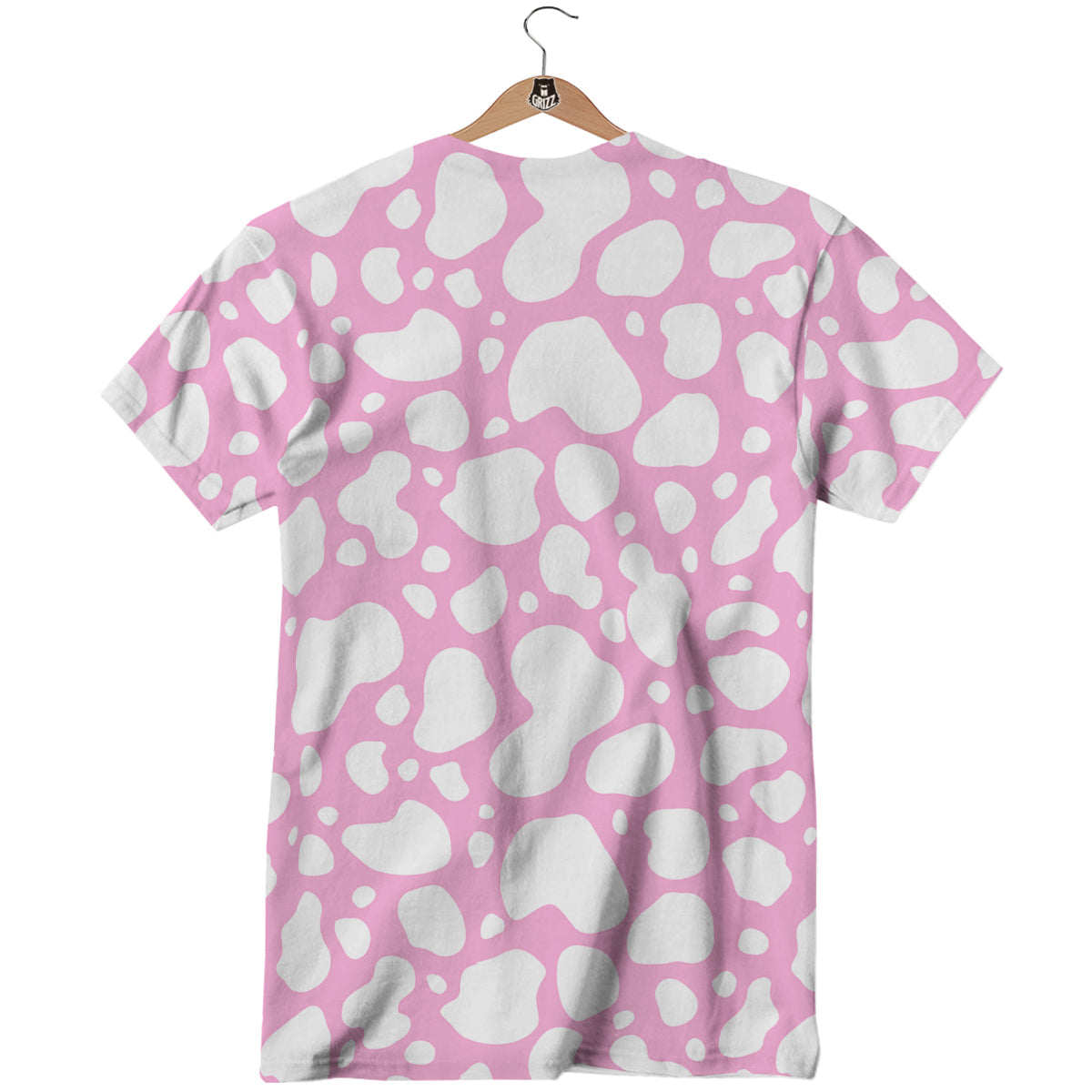 Cow Pink And White Print Pattern T-Shirt-grizzshop