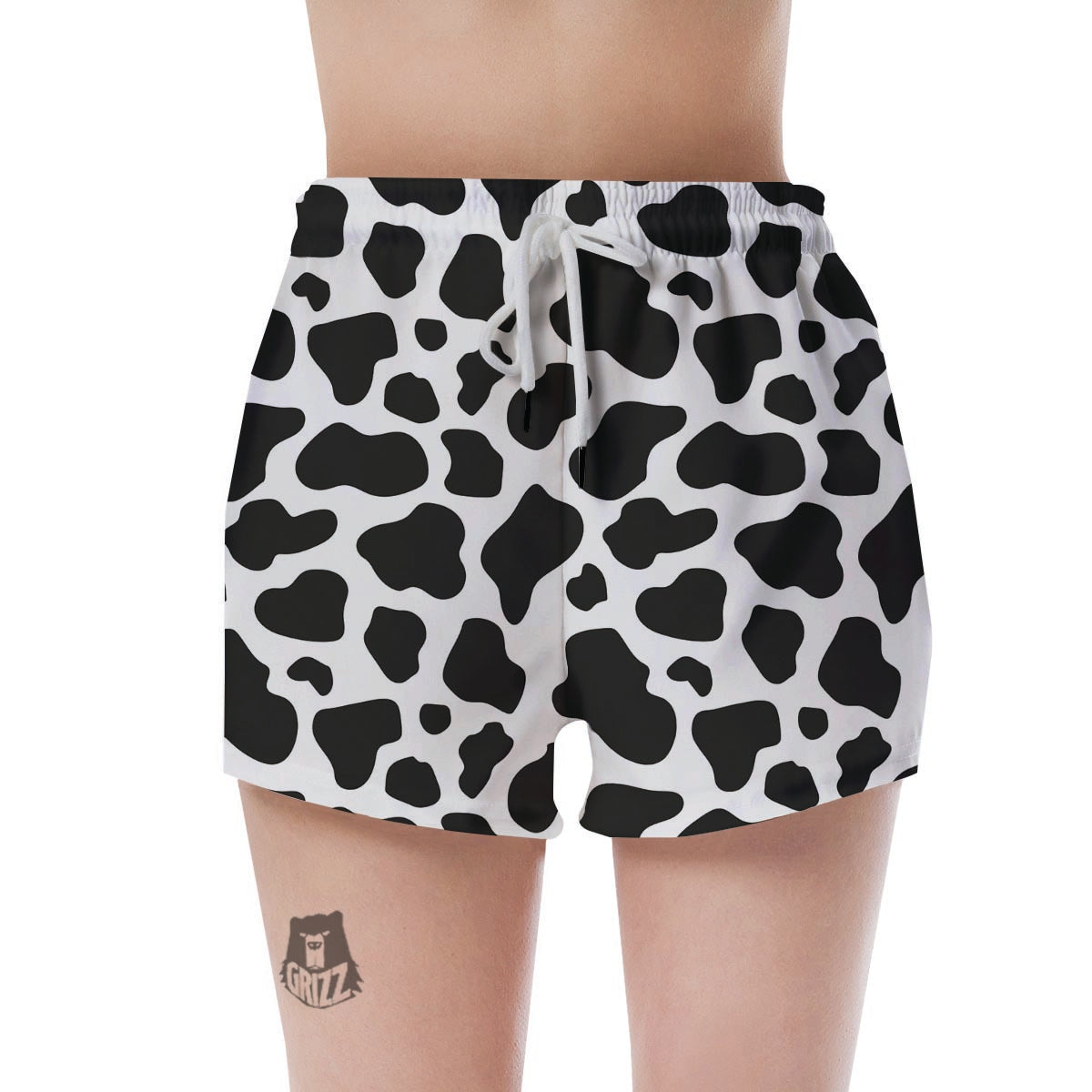 Cow Print Women's Shorts-grizzshop