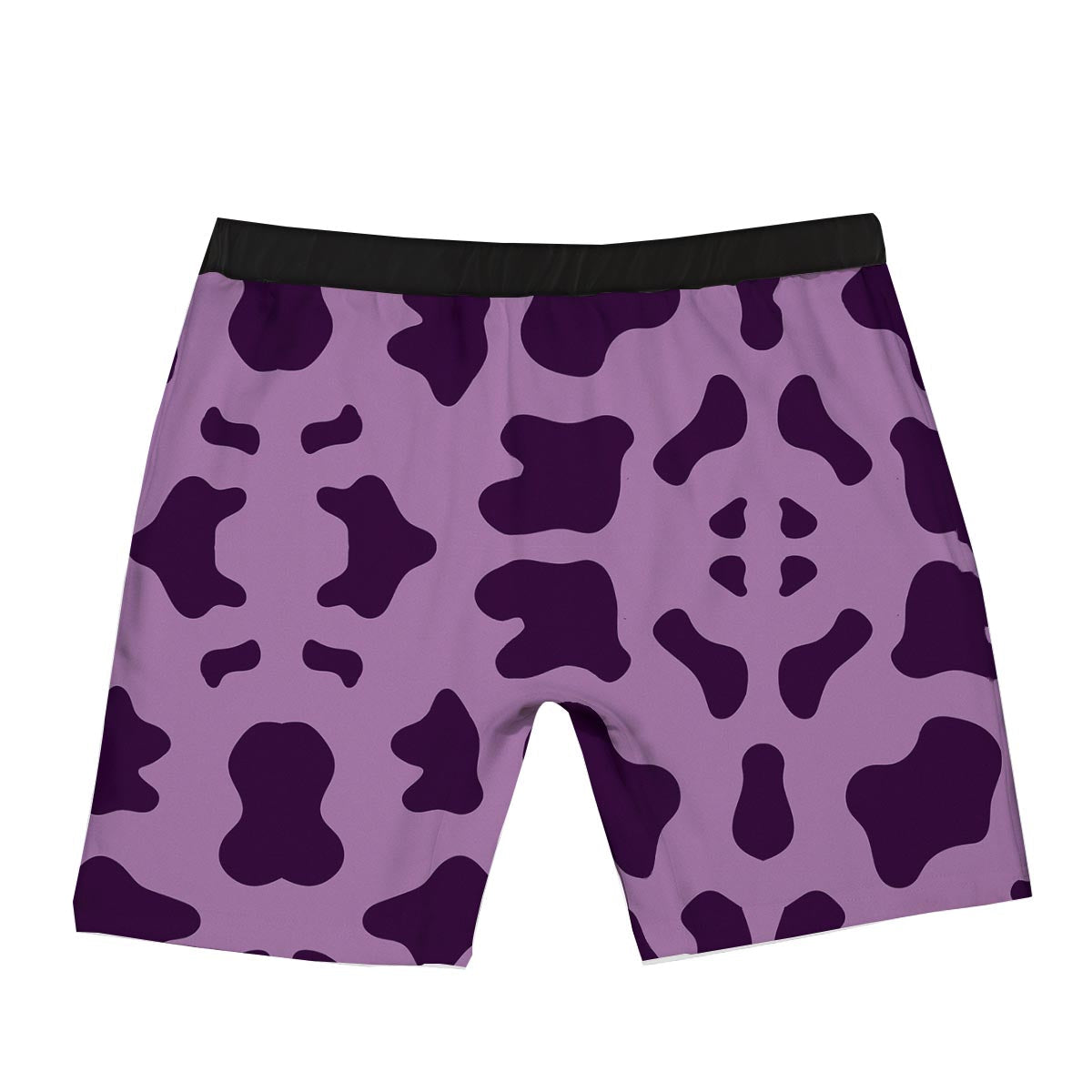 Cow Purple Print Pattern Boxer Briefs-grizzshop