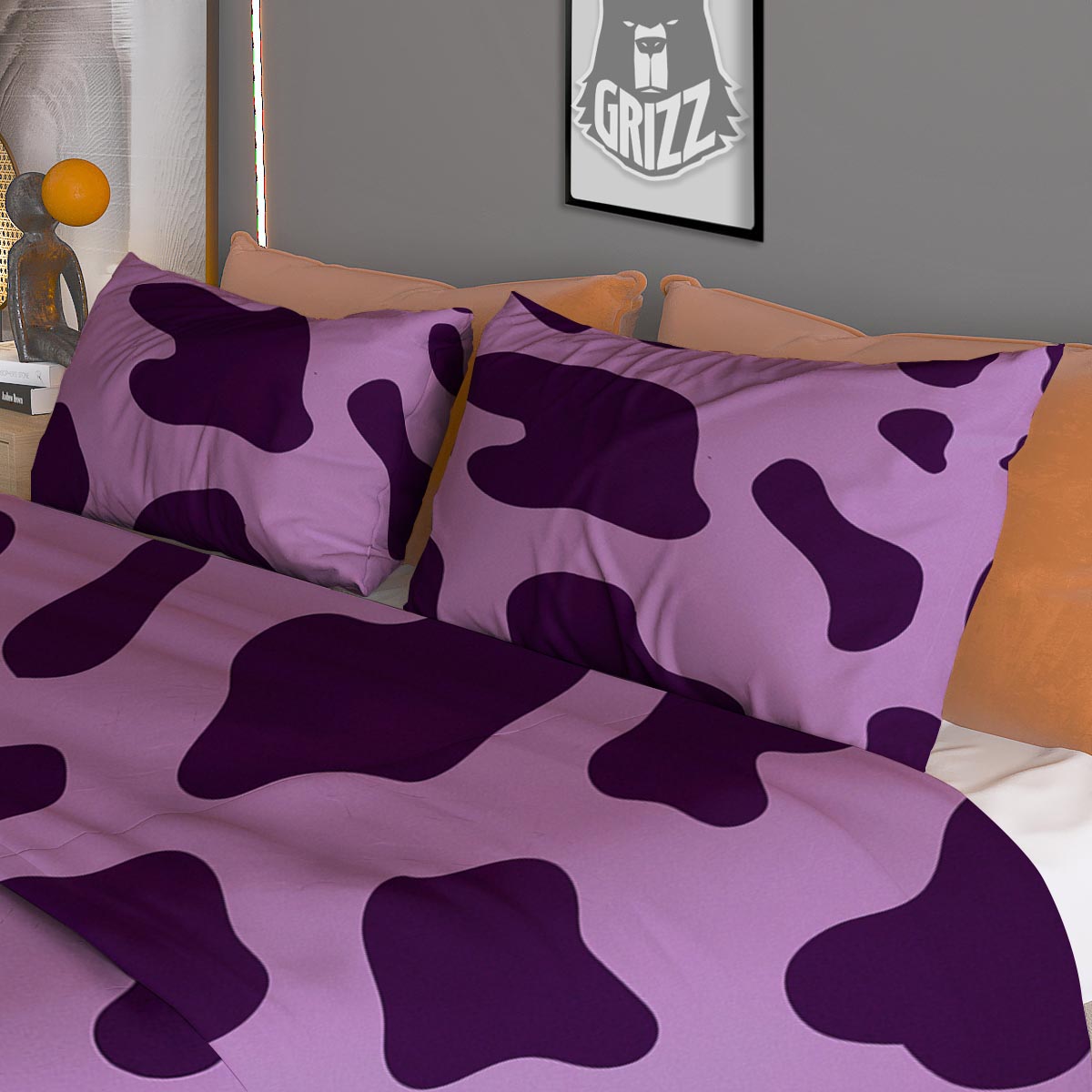Circle Zodiac Symbols Print Duvet Cover Bedding Set
