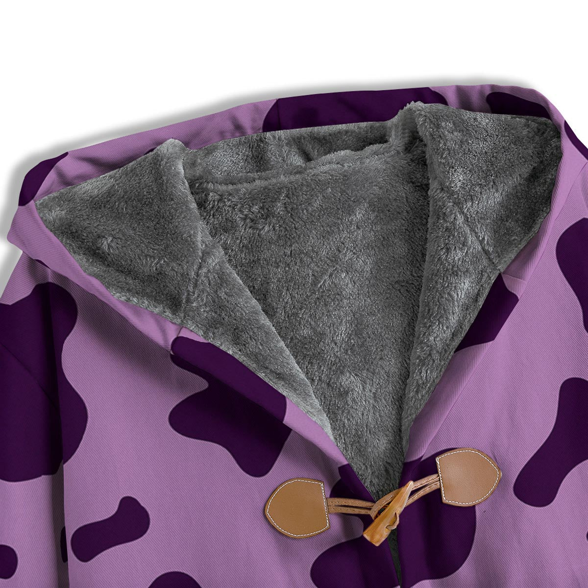 Cow Purple Print Pattern Men's Windbreaker Jacket-grizzshop