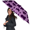 Cow Purple Print Pattern Umbrella-grizzshop