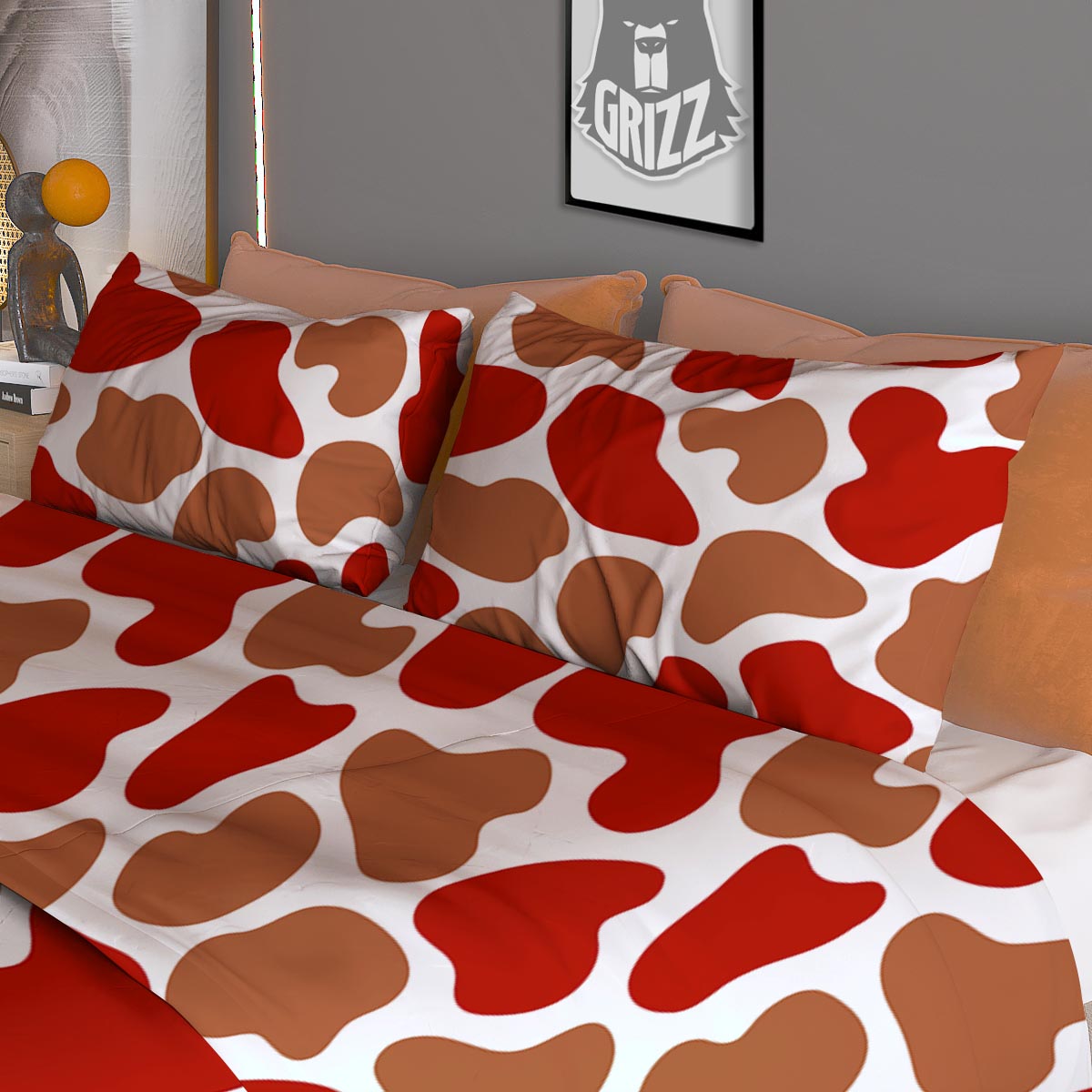 Circle Zodiac Vintage Print Duvet Cover Bedding Set