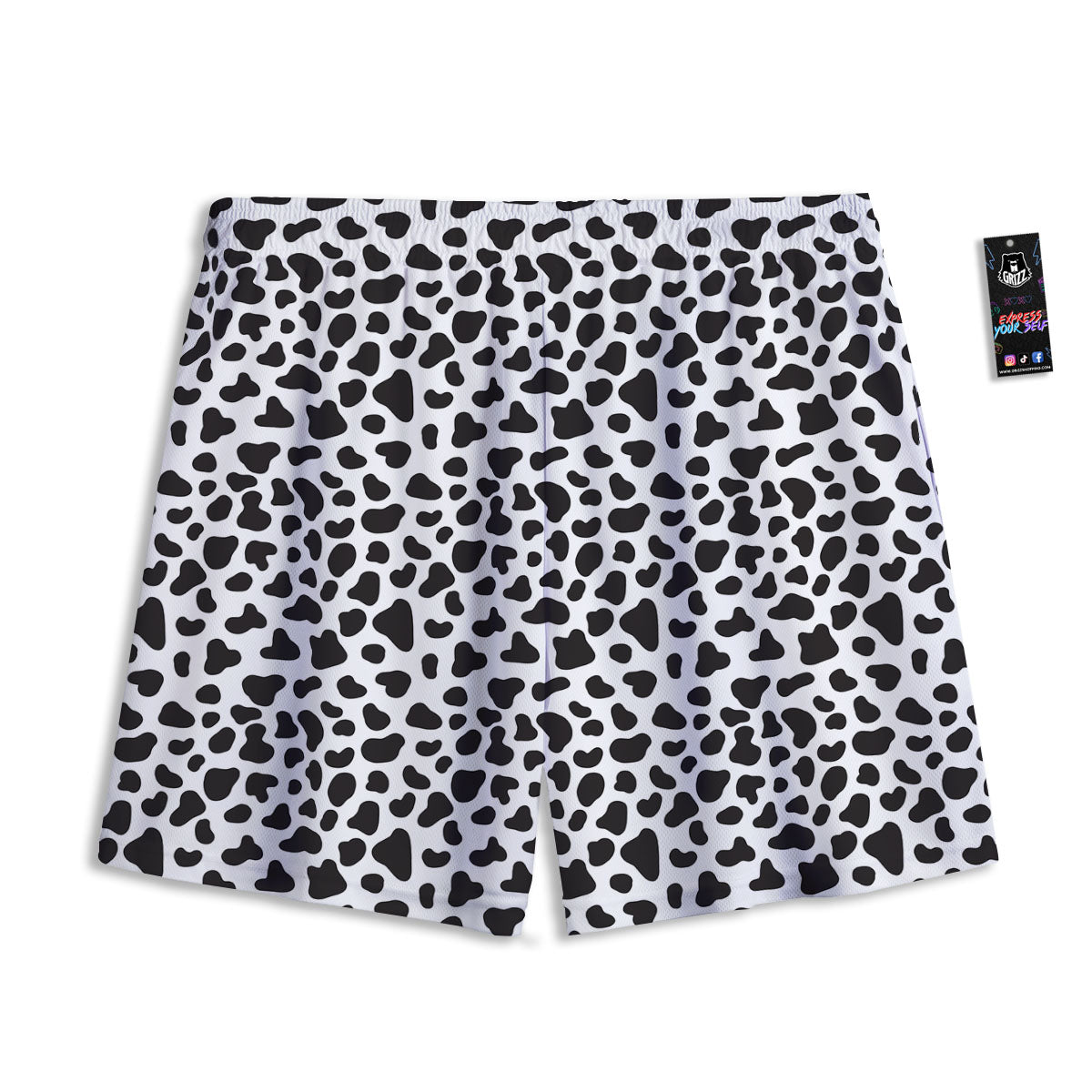 Ethnic Floral Print Pattern Mesh Shorts