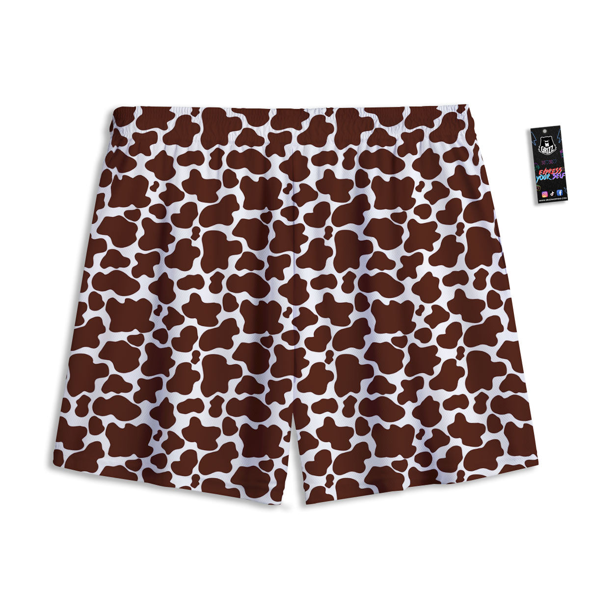 Dream Catcher Flower Print Pattern Mesh Shorts