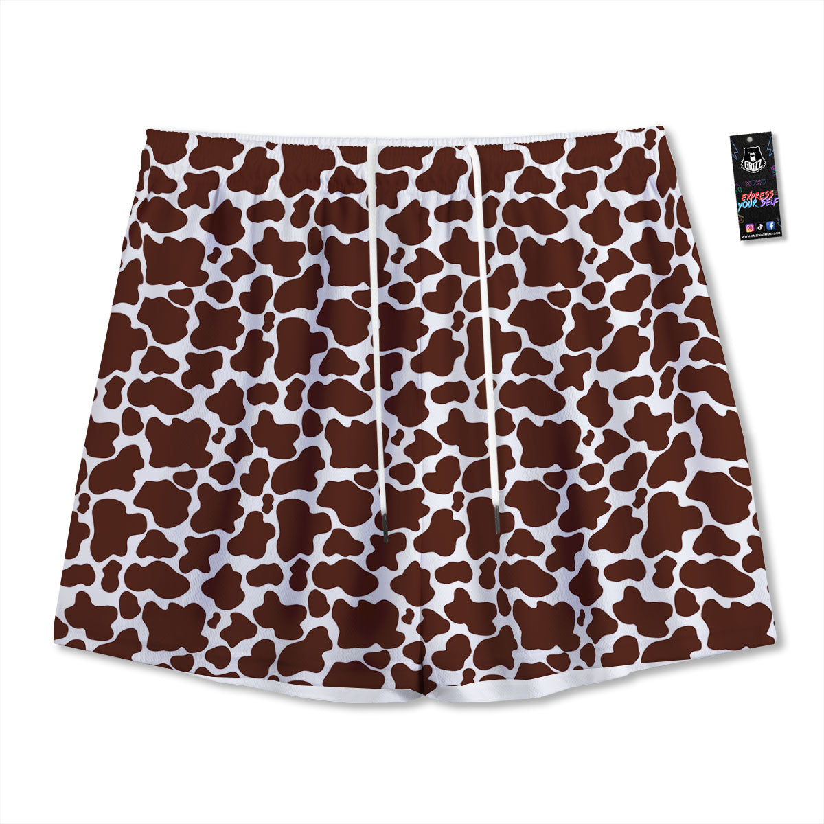 Dream Catcher Flower Print Pattern Mesh Shorts