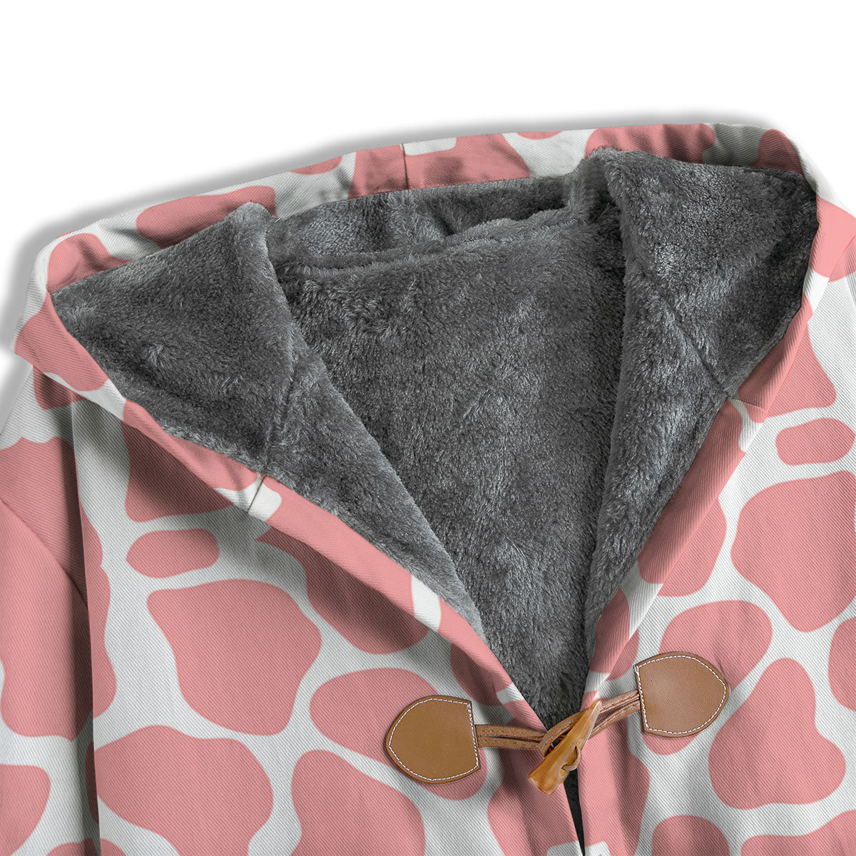 Cow White And Pink Print Men's Windbreaker Jacket-grizzshop
