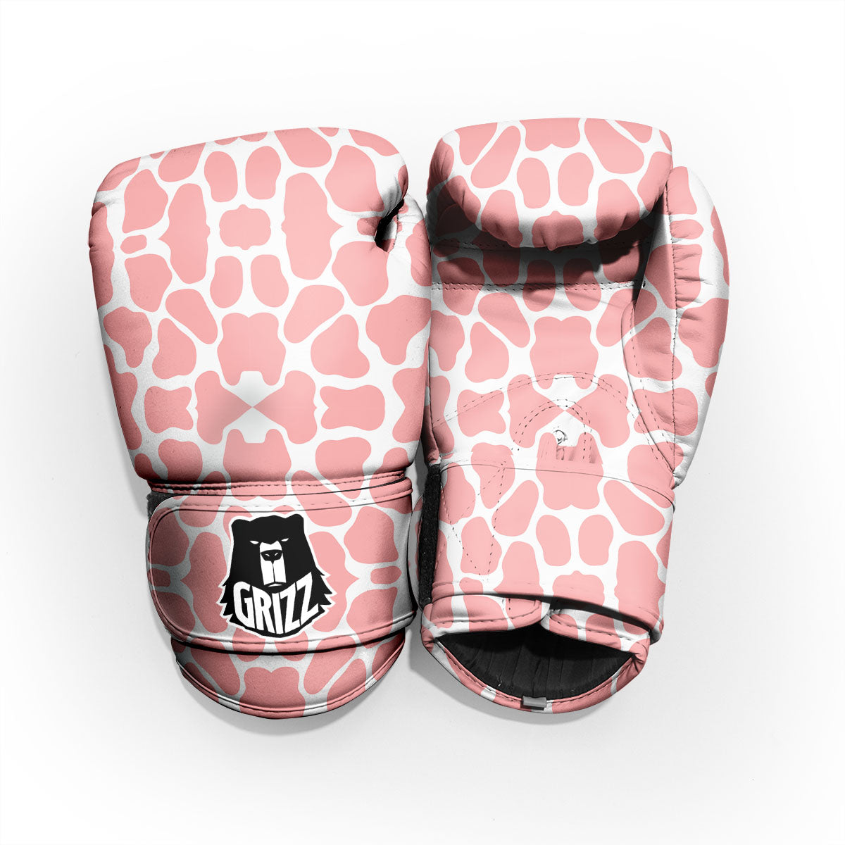 Cow White And Pink Print Pro Boxing Glove
