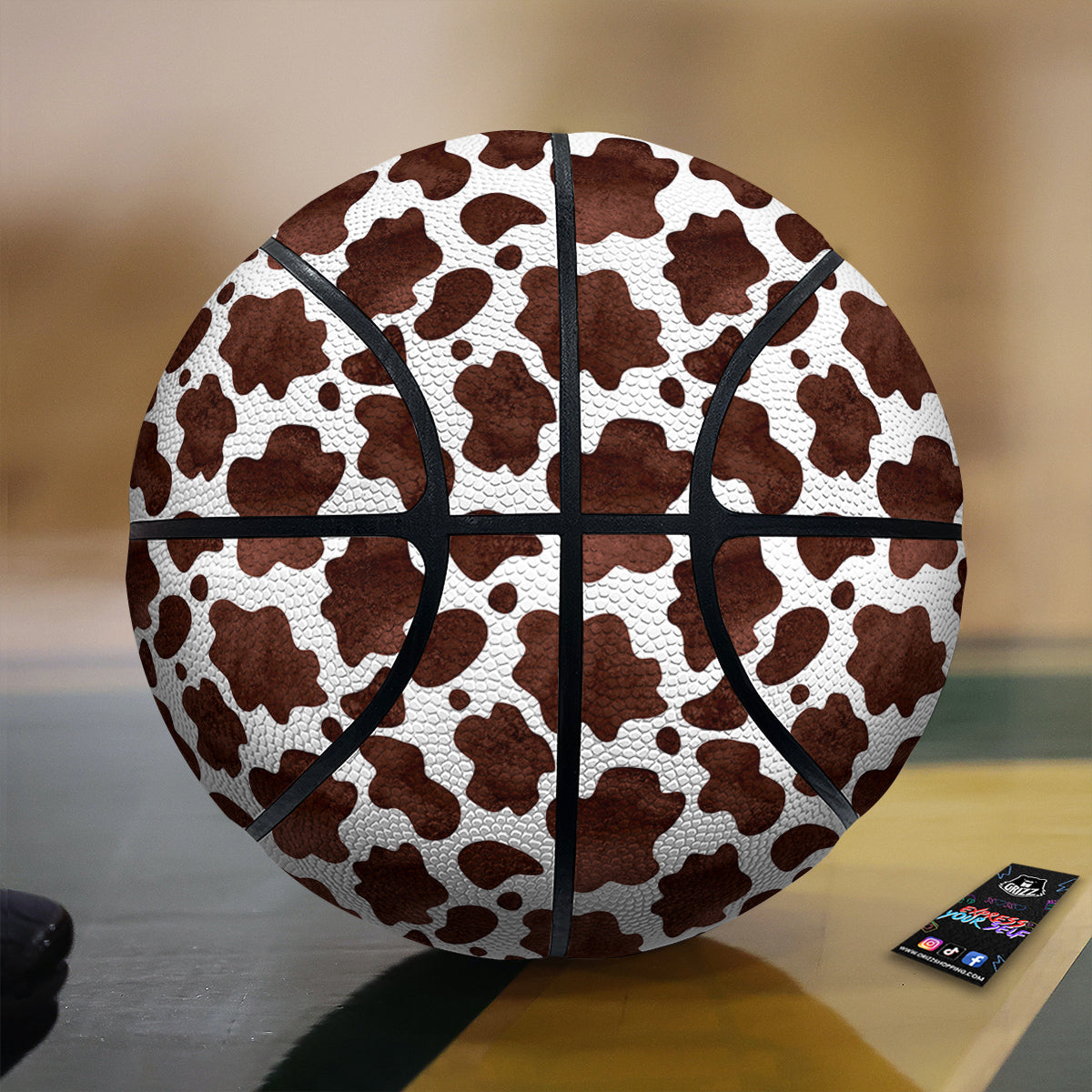 Chevron Pastel Print Pattern Basketball