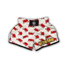 Crab Cartoon Pattern Print Muay Thai Boxing Shorts-grizzshop