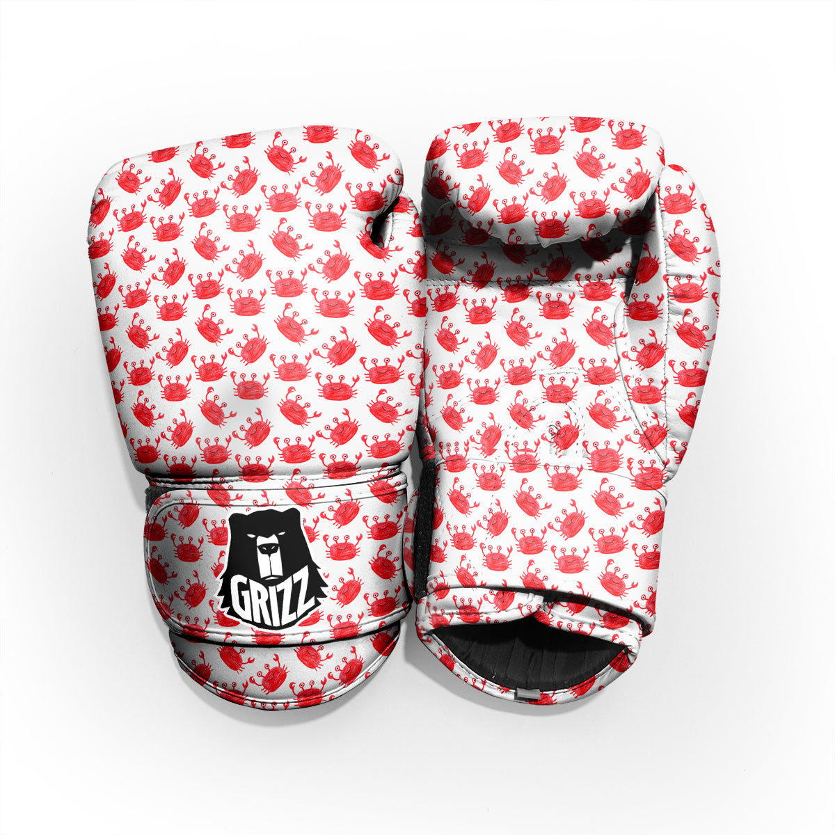 Crab Cute Print Pattern Sparring Gloves-grizzshop