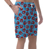 Crab Pattern Print Men's Shorts-grizzshop