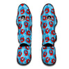 Crab Pattern Print Muay Thai Shin Guards-grizzshop